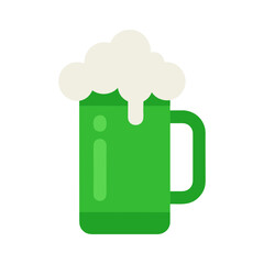 Cheers to St. Patrick's day with green beer!