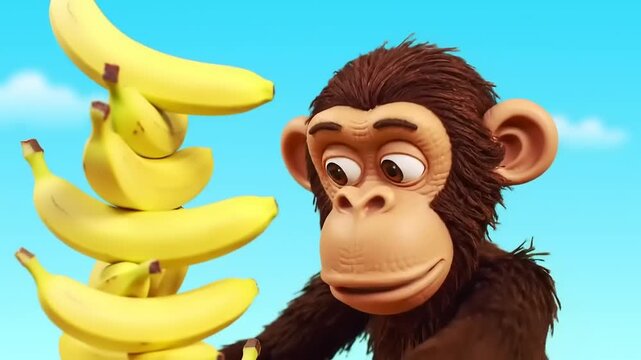 Monkey with Bananas.