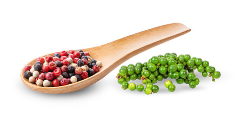 Peppercorn isolated on transparent png ( image from camera )