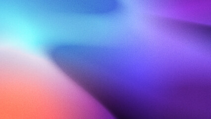 Gradient background with grainy texture. Blue, pink and purple color.