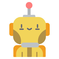 Cartoon Bot Avatar Icon