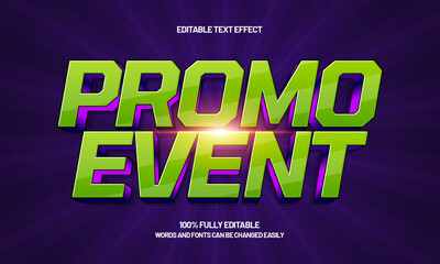Obraz premium promo event editable sale text effect for promotion and advertising