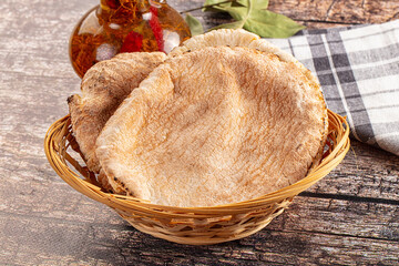 Turkish traditional Pita round bread
