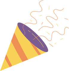 Confetti Popper Party Element