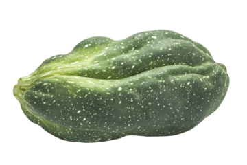 Green chayote Textured fruit isolated on transparent background. Chayote isolated on white background.