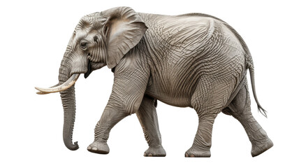 Obraz premium Studio Portrait of an African Elephant in Profile