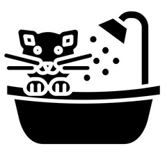 Pet Shampoo Bottle Icon