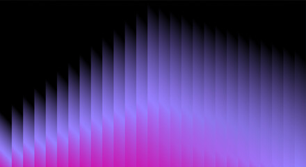 Abstract gradient of purple and pink vertical lines on black background