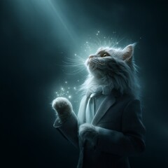 양복 입은 고양이