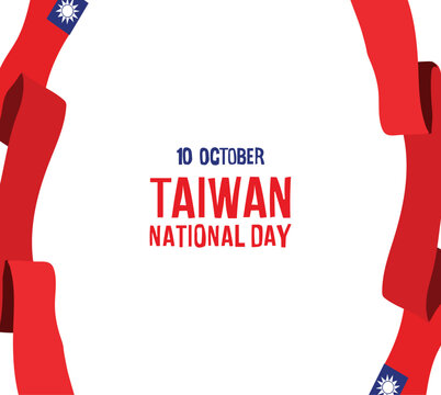 Happy taiwan national day is celebrated every year on 10 october - Powered by Adobe