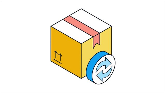 Parcel Exchange Animated Mp4 File