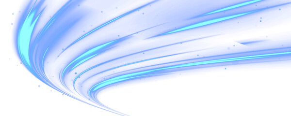 Digital blue light waves flow smoothly across a gradient background, creating a futuristic sense of...