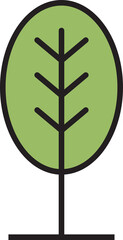 Tree Icon Illustration
