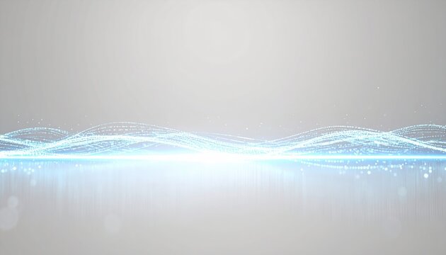 Quantum Data Flow, Tech Background. Future technology digital abstract background concept