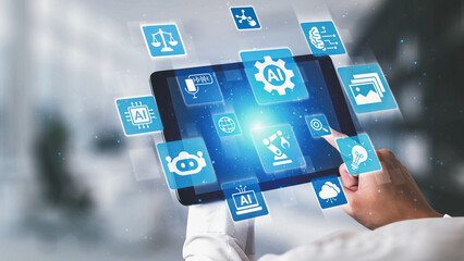 AI Assistant Brain Processor with LLM Technology, Big Data, Machine Learning, Generative AI for Business Support, Future Agentic AI Technology and Artificial Intelligence Prompt Engineering. Spire