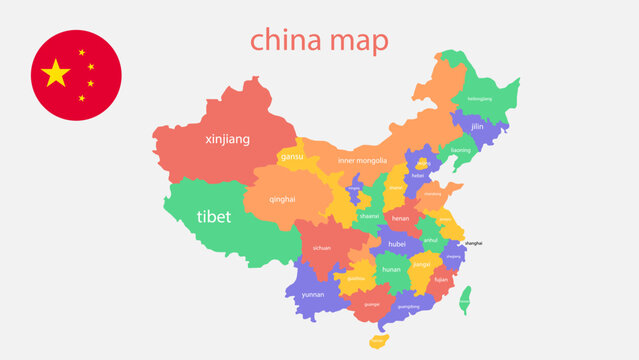 china country map background vector