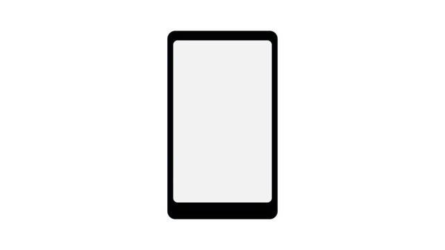 Online Payment Failed Animation with Smartphone and Credit Card