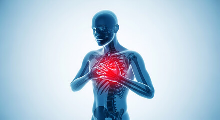 Human torso skeletal anatomy chest pain skeleton