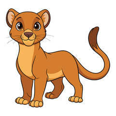 Fossa Color Vector Illustration