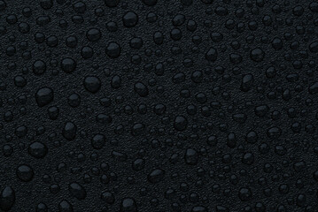 water drops on uniform plastic background