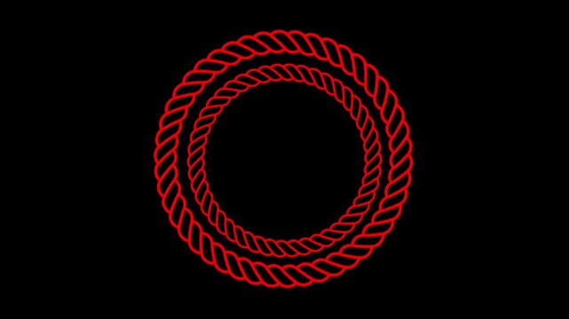 red and black spiral