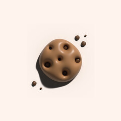 3D cookie illustration