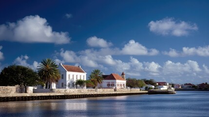 Obraz premium Liberian Heritage Shoreline View 