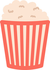 Hand Drawn Popcorn Bucket