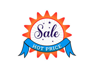 Hot Price Sale Badge Design