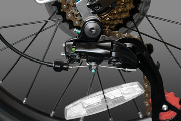 Bicycle chain tensioner.