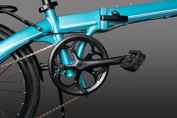 Folding bicycle frame.
