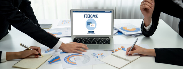 Customer feedback and review analysis by brisk computer software for corporate business