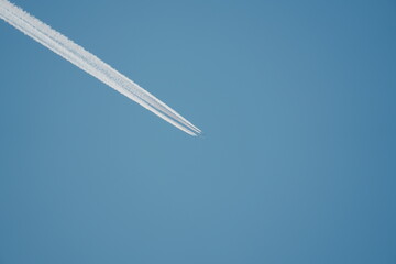 airplane in the sky