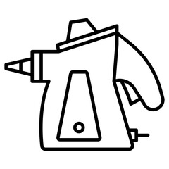 Fototapeta premium Steam cleaner icon