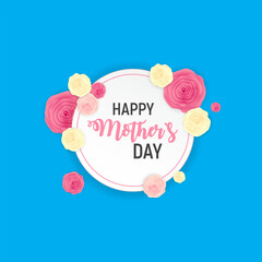 mother and Dauther hand holding vector art pink colour and purple gradient art for mothers day.

