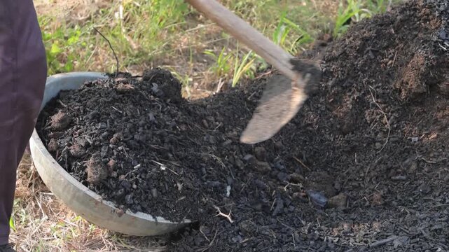 Demonstrates the running process of biochar activation, highlighting each operational step, transformation phase and its value in promoting eco-friendly agricultural practices.