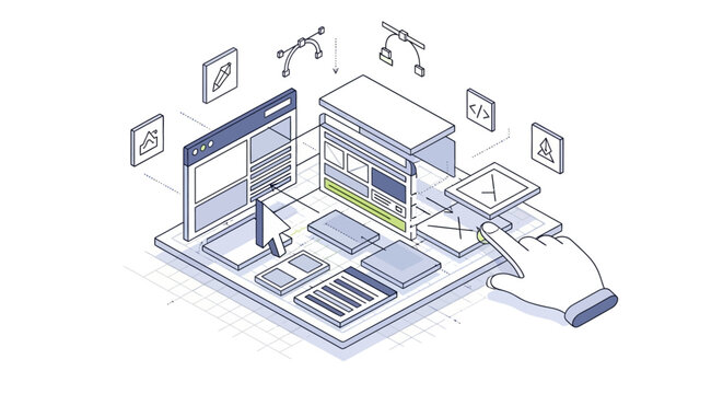Designing intuitive digital experiences with wireframes and user interface elements