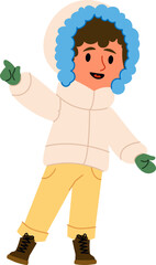 Child in Winter Clothing