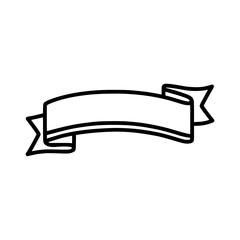 Classic ribbon banner blank for text and design