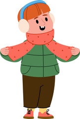Boy in Winter Clothing
