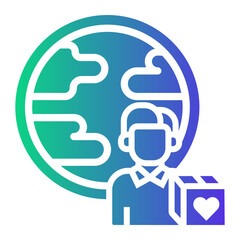 humanitarian Gradient icon