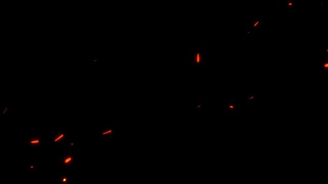 fire embers Particles 4k, Flying embers, bonfire sparkles overlay background and flames, Fiery Orange Bonfire Particles Over Black Background. bonfire flares, dusty glowing hot fire particle,