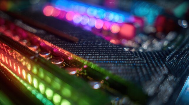Colorful computer ram modules