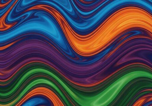 Vibrant swirling abstract pattern background