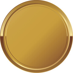 高級感のある円形フレーム　ゴールド