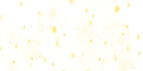 Glowing magic glitter sparkle dust trail flowing across golden background.
