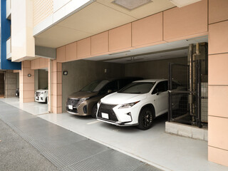分譲マンションの駐車場
