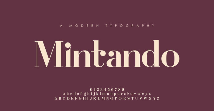 Elegant luxury alphabet font logo. Typography modern classic lettering serif italic fonts decorative wedding vintage retro logos. vector illustration