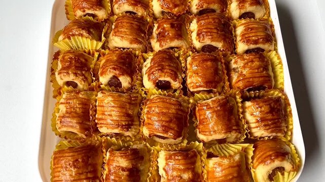 Nastar or Pineapple tart is a popular cookie or kue kering during festive occasions of Lebaran, Natal and Imlek. The pineapple jam is filled inside instead of spread on top