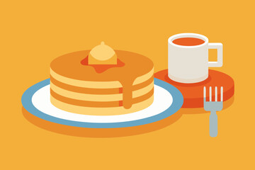 Breakfast Pancake Morning Background
